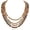 Brown Black, variant on 4 Layer Chunky Beaded Necklaces for Women Boho Statement Necklace Colorful Acrylic Bead Choker Multi Strand Layered Collar Jewelry for Vacation Party Daily Wear