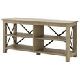 thumbnail image 3 of Evelyn&Zoe Sawyer Rectangular TV Stand for TV's up to 55", Antiqued Gray Oak, 3 of 8