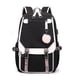 thumbnail image 2 of Mochila para niñas YONGSHENG Mochila con carga USB Mochilas lindas para niñas adolescentes Negro, 2 of 5