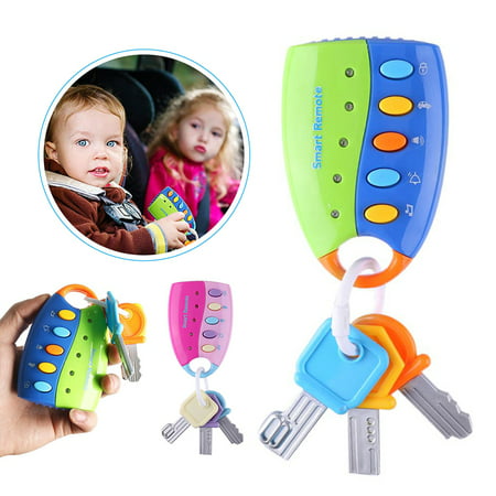 Baby Flash Music Smart Remote Car Key Toy for Baby, Toddler, and (Best Music Toys For One Year Old)
