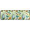 thumbnail image 5 of Dreamtimes Vintage Butterflies Bird Hallway Runner Rug 2'x6' Kitchen Rug with Rubber Backing Spring Green Leaves Non Slip Entryway Rug Runner Washable Soft Area Rug for Hallway Bedroom Kitchen Decor, 5 of 6