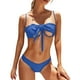 thumbnail image 2 of WILLBEST Trajes de Baño Mujer Bikini Con Tirantes de Color Liso Para Mujer, E y Cómodo, 2 of 5