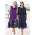 thumbnail image 3 of Woman Within Plus Size 2-In-1 Reversible Skirt, 3 of 6