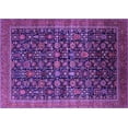 thumbnail image 1 of Ahgly Company Indoor Rectangle Oriental Purple Traditional Area Rugs, 8' x 12', 1 of 4