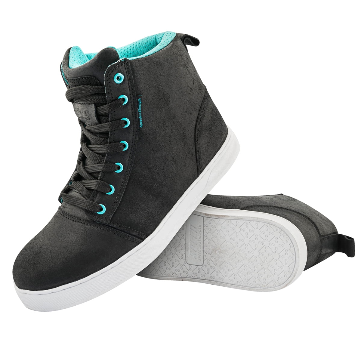 Speed & Strength True Romance Womens Moto Shoes Black