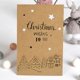 thumbnail image 4 of Papel de aluminio dorado 3d tarjetas de navidad saludos de la temporada tarjetas de felicitación de Navidad kraft, 4 of 4
