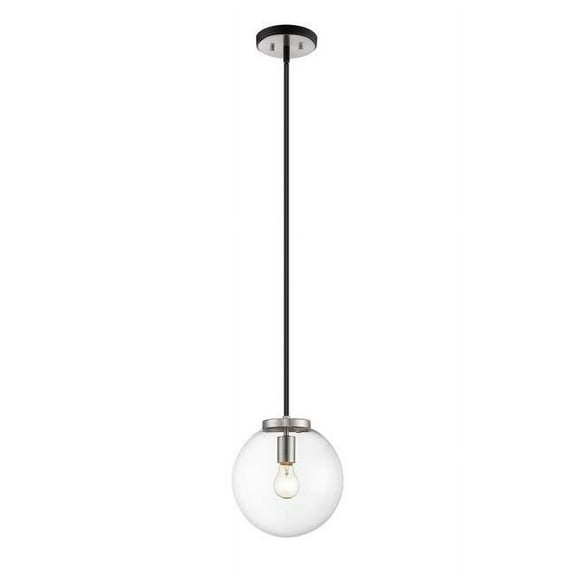 1 Light Pendant In Electric Style 10 Inches Wide By 94.5 Inches High Z-Lite 477P10-Mb-Bn