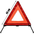 thumbnail image 2 of Triangles d'Avertissement pour Auto, Triangle d'Avertissement Approuvé par la ce, Triangle d'Avertissement euro pour Véhicules Motorisés Triangle de Sécurité Rouge, 2 of 5