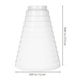 thumbnail image 2 of CATIEBYE Duct Inline Reducer Duct Connector Plastic For Kitchen Installation 1Pack, 2 of 7