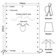 thumbnail image 2 of HOW'ON Multifunction Realtree Camouflage Waterproof Rain Poncho Hunting Puncho Digital Jungle One Size, 2 of 7