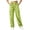 Green, variant on Womens Cargo Parachute Pants Elastic Drawstring Wide Leg Trousers Casual Dance Hip Hop Pants with Multi Pockets