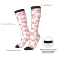 thumbnail image 4 of Rateoe Kawaii Pigs Pattern Women’s Knee High Crew Socks,Trouser Socks Comfortable, Breathable, Moisture-Wicking and Soft, 4 of 6