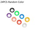 thumbnail image 2 of 24 Pcs Mode Silicone Doux Creux Porte-Clés Accessoires, 2 of 10
