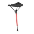 thumbnail image 1 of jinwen Tabouret Pliant Trépied Camping Pêche Chaise Légère Relax Réglable Rouge, 1 of 9