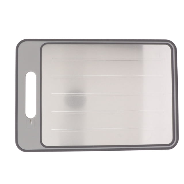 Thaw Mat, Thawing Defroster Board Double Sided For Kitchen Wheat Straw Color,Grey