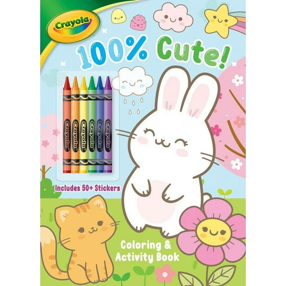 Crayola: 100% Cute!, 48 pages (Paperback)