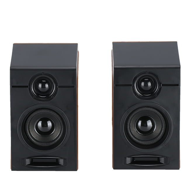 Altavoz De Escritorio Negro De Material ABS De Alta De Estética Simple, Altavoz De Escritorio Bajo, Para Uso Doméstico