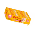 thumbnail image 4 of Bauducco Strawberry Wafer Cookies, 2.8 oz Packs, 10 Count per Box, Case of 12, Crispy Cream Filled Strawberry Wafers, 4 of 6