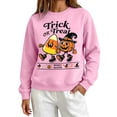 thumbnail image 4 of Halloween Sweatshirts for Women Halloween Costumes for Women Halloween Tops for Women Pullover Sweaters Crew Neck Sweatshirts Women Oversized Sweatshirt for Women Fall Sweaters for Women, 4 of 5