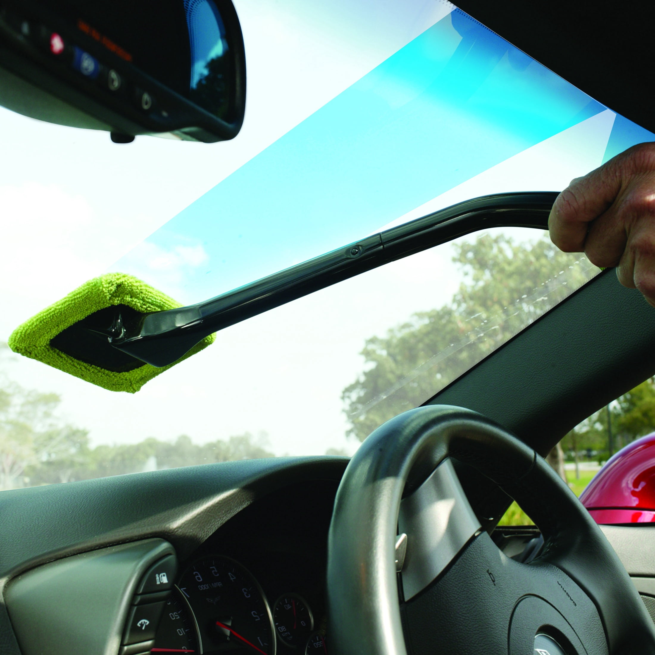 Windshield Wonder Classic, Microfiber Window Cleaning Device with