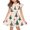 Beige, variant on Grblisyd Girls Christmas Dresses School Outfits Kids A-Line Midi Casual Sundress Cute Cartoon Printed Flutter Sleeve Dress For Party