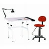 Martin Universal Design Berkeley Drafting Table and Chair Set