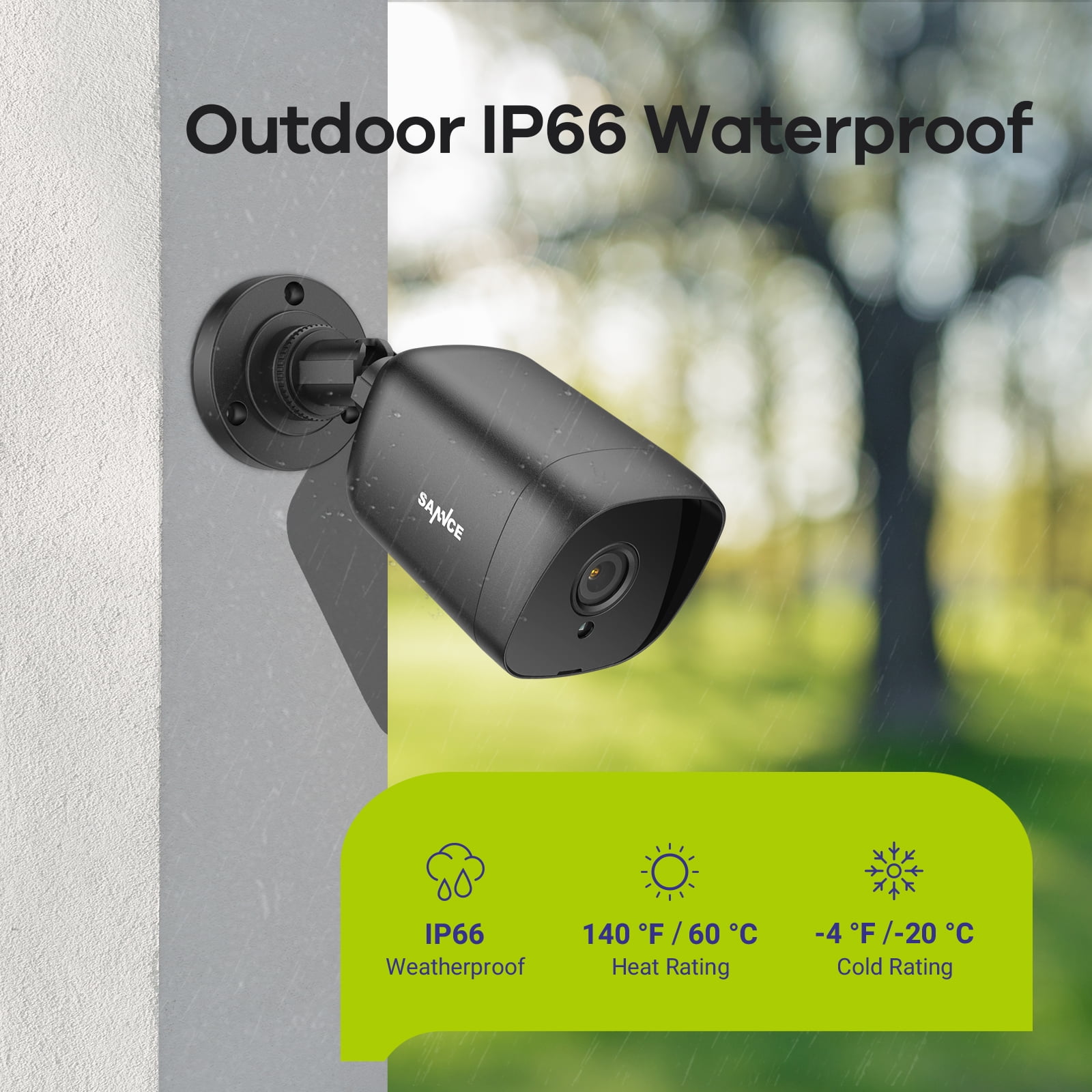SANNCE 1080P Home Security Camera System 4 Channel CCTV DVR Recorder 4pcs Outdoor Waterproof Wired Surveillance Cameras Night Vision, Easy Remote Access,1TB Hard Drive