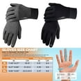 thumbnail image 3 of Winter Touchscreen Gloves for Men and Women, Thermal Fleece Lined Running Gloves with Anti-Slip Grip, Windproof Cycling Ski Gloves for Cold Weather Activities - Dark Gray, 3 of 9