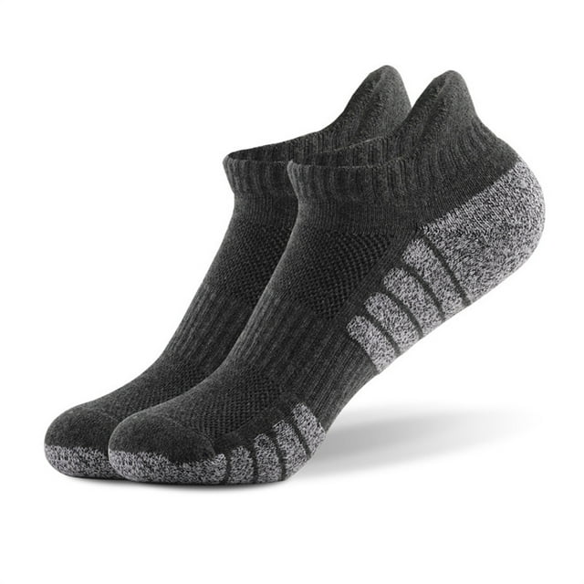Calcetines tobilleros Minnieouse de algodón transpirables deportivos para adultos y niños Gris oscuro AP010051-04B
