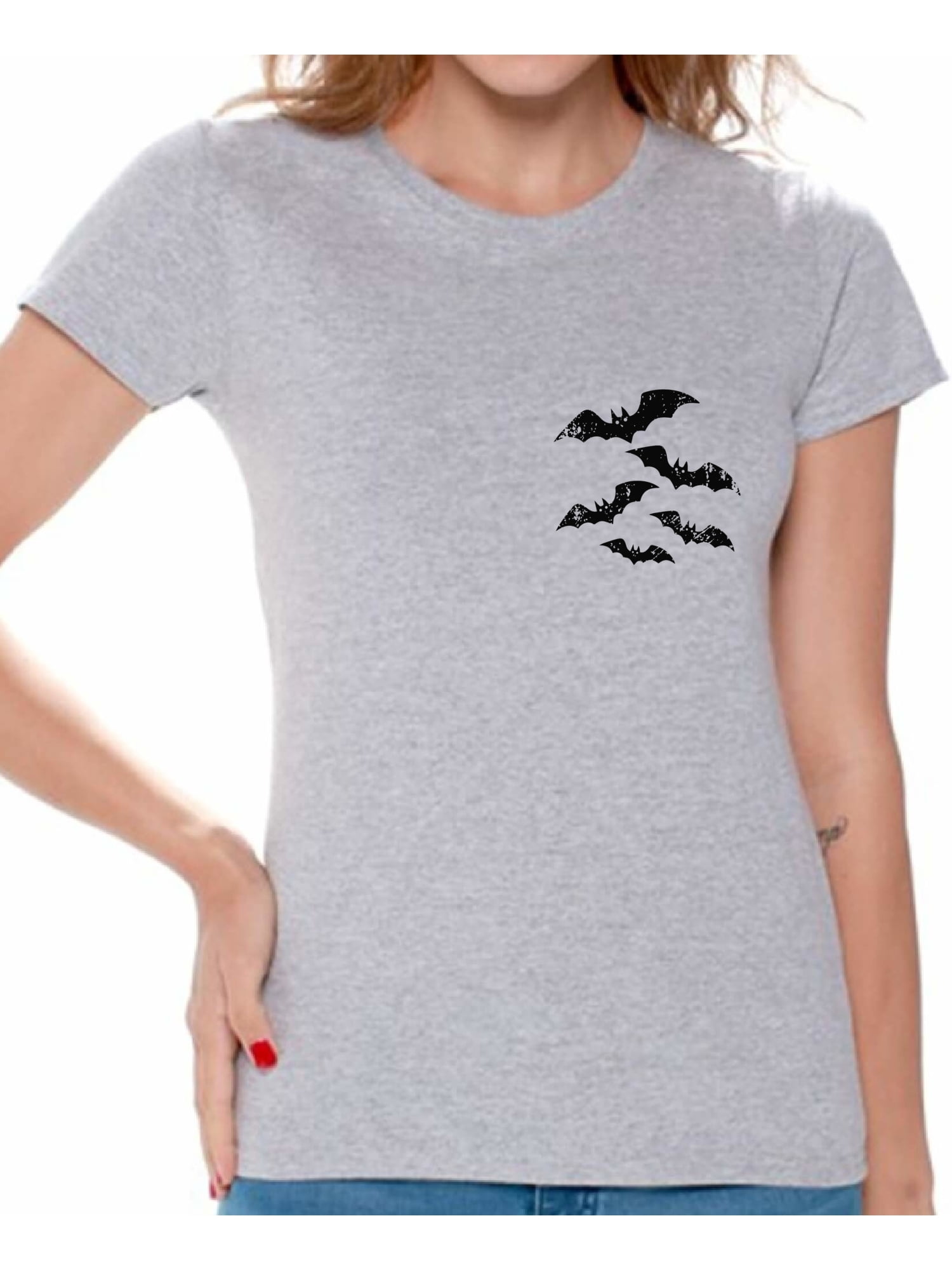 Awkward Styles Scary Bats Tshirt Halloween Shirts for Women Bat T Shirt