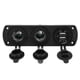 thumbnail image 5 of Cargador USB para motocicleta, cargador USB para automóvil, cargador para automóvil de 3 puertos, cargador USB dual para automóvil, diseño fácil de usar, 5 of 9