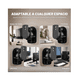 thumbnail image 5 of 4 Base Bocina Soporte Home Teatro Satelite Pared Ajustable Negro, 5 of 5