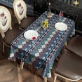 thumbnail image 2 of Rectangle Waterproof Tablecloth 60×102 Inch, Bohemia Style Reusable Indoor/Outdoor Durable Table Cover for Party Kitchen Dinner Room Decor, 2 of 6