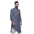 thumbnail image 3 of Atasi Rayon Ethnic Long Kurta For Boys Printed Party Wear Kurta For Men, 3 of 6