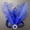 Dark Blue, variant on Women's Flapper Style Feather Headband, Sapphire Gem Accented Sequin Band Headpiece for Great Gatsby Parties, Halloween and Speakeasy Nights