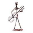 thumbnail image 3 of Guardoinrt Mucal Man Statue Mucian Player Musical Man Sculpture for Table Living Room Bookshelf, 3 of 6