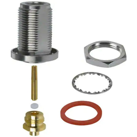 172137 Connector N Type Jack Socket 50Ohm Panel Mount Crimp