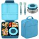 thumbnail image 1 of Set de Lonchera Bento Howeemo para Niños con 4 Compartimentos de 236 ml y Termo, 1 of 7