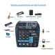 thumbnail image 5 of Portable 4-Channel BT Sound Mixing Console Digital o Mixer Built-in Reverb Effects for Recording DJ Network Live Broadcast, 5 of 5