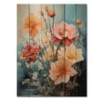 thumbnail image 3 of Designart "Daffodils Representation Colorfuled Acrylic" Floral Print on Natural Pine Wood, 3 of 5