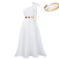 thumbnail image 3 of Cocktail Dress One Shoulder Women's Bow Cutout Ruched A-Line Party Guest Dresses, 3 of 8