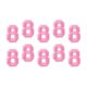 thumbnail image 1 of 10uds Parches Bordado Decorativos Unique Bargains Número 8 Rosa 1.9' para Ropa Zapatos Sombreros Mochilas, 1 of 5