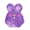 Jelly Hops Surprise Me! # purple A1, variant on Jelly Hops Surprise Me!- Translucent Tactile Bunny, Compact Stress Reliever,.Sensory Stress Balls for Spring Fun and Easter Baskets