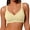 Beige, variant on Jelly Sports Bras for Women Large Bust Gathered Wireless Yoga Vest Soft Support Smooth Seamless Underwear Bra Pink - M