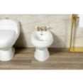 thumbnail image 4 of Kingston Brass KB327PL Victorian Three-Handle Bidet Faucet, Brushed Brass, 4 of 5