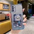 thumbnail image 7 of A 50 30 a 70 Cute Bear Holder Case On For Samsung Galaxy A50 A70 A30 A20 A11 A15 Stand Cover A50s A30s A20s a21s A7 2018 A750, 7 of 7