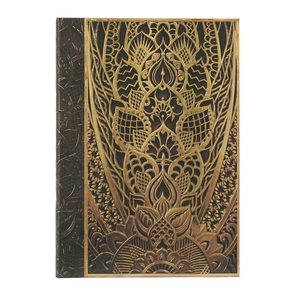 Paperblanks | The Chanin Rise | New York Deco | Hardcover Journal | Midi | Lined | Elastic Band Closure | 144 Pg | 120 GSM (Diary)