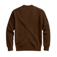thumbnail image 4 of Dwellite Mens Cardigan Sweater Casual Button Up Plus Size Cardigan Spring Long Sleeve Knitted Ribbed Knit Solid Sweater Coffee 2XL, 4 of 6