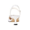 thumbnail image 4 of Lady Couture CLASSY Satin Jewel Ornament Sandal, White, 9, 4 of 5
