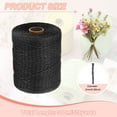 thumbnail image 2 of Uxcell 328 Yards Raffia Ribbon, 2mm Raffia Twine Wrapping Ribbon Paper String Craft Wire for Gift Wrapping DIY Projects Flower Bouquet Making Decoration, Black, 2 of 6